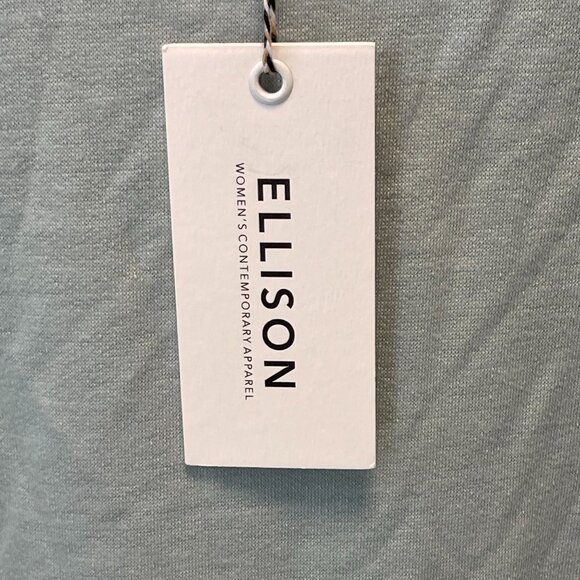 Ellison Womens Contemporary Light Blue T-Shirt‎ dress - Picture 4 of 9